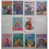 Kit 10 Revistas P Colorir Personagens Disney E Marvel