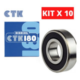 Kit 10 Rolamento 6001 2rs 12x28x8