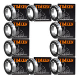 Kit 10 Rolamento Timken 6201 2rs ddu Original 12x32x10