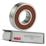 Kit 10 Rolamentos 6204 Ddu Dduc3 20x47x12 Original Nsk