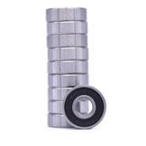 Kit 10 Rolamentos De Esferas 6001 2rs 12x28x8 Mm