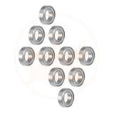 Kit 10 Rolamentos Mr106zz Ø 6mm X Ø 10mm X 3mm Micro Kit10un