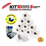 Kit 10 Rolos Etiqueta 10x15 Cm