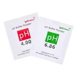 Kit 10 Sachê Solução Calibração Ph Calibragem 4 01 6 86