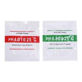 Kit 10 Sachê Solução Calibração Ph Calibragem 4 01 6 86
