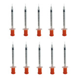 Kit 10 Seringa Agulha Fixa Uniqmed Diversos Modelos