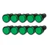 Kit 10 Sinaleiros 110 220v Verde Led Polus 127 220v