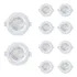 Kit 10 Spot Led Embutir Redondo Dicroica Mr16 5w Taschibra Cor Neutro (4000k) 110v/220v