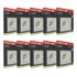 Kit 10 Spot Led Quadrado Embutir 4000k 12w Bivolt Avant Cor Branco 110v/220v