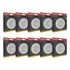 Kit 10 Spot Led Redondo Embutir 3000k 5w Bivolt Avant Cor Branco-quente 3000k 110v/220v