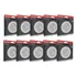 Kit 10 Spot Led Redondo Embutir 5w Bivolt Avant Teto Gesso Cor Branco-frio 6500k 110v/220v