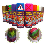 Kit 10 Sprays Para Colorir Cabelo Maluco Temporário Escola