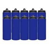 Kit 10 Squeeze Tipo Gatorade 1lt Rythmoon S logo Azul preto
