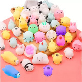 Kit 10 Squishy Bichinho Macio De Apertar Anti Estresse Mochi