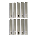 Kit 10 Suporte De Copos Descartavel Agua Dispenser Inox