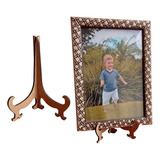 Kit 10 Suporte Mdf Quadros Pratos E Placas Decorativas