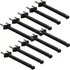 Kit 10 Suportes Refletor Led Parede Fachada Base Reta 20 Cm