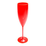 Kit 10 Taças De Champanhe Acrílico Solido 160ml Aniversario