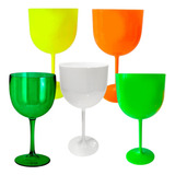 Kit 10 Taças Gin Acrílico Transparente 600ml
