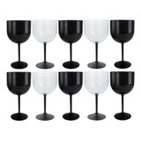 Kit 10 Taças Para Gin Drink Cristal Acrilico 550ml