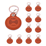 Kit 10 Tag De Aproximação Couro Mini 125khz Agl