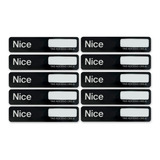 Kit 10 Tag Veicular Linear Hcs Nice Cr5 Adesivo Etiqueta