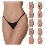 Kit 10 Tanguinhas Sexys Fio Microfibra Tamanho Único Atacado