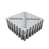 Kit 10 Tapete Tatame EVA 50x50x2cm 20mm Tons De Cinza