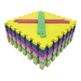 Kit 10 Tapete Tatame Eva Bebe Infantil 50x50 10mm Colorido
