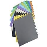 Kit 10 Tatames Tapetes EVA Coloridos 50x50x3cm 30mm