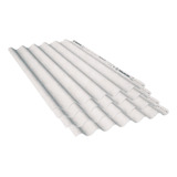 Kit 10 Telhas Infibra 2 44 X1 10x5mm Fibrocimento Ondulada