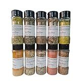 Kit 10 Temperos Condimentos No Pote Sabor D Mais