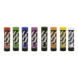 Kit 10 Tintas Marcadora Bastão Raidex 57g Cores Cor Vermelha