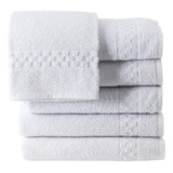 Kit 10 Toalha De Banho Branco Hotel Pousada