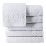 Kit 10 Toalha De Banho Branco Hotel Pousada 