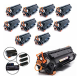 Kit 10 Toner Ce285a Compatível C Hp P1102 P1102w M1130