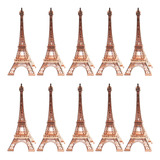 Kit 10 Torre Eiffel Paris 10cm Decoração Enfeite Casa Metal