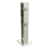 Kit 10 Torre Pinça Polida Guarda Corpo Inox 30 Cm 2 Furos
