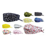 Kit 10 Toucas Cirurgica Bandana Dentista Gorro Cozinha
