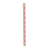 Kit 10 Trilho Cremalheira Rasgo Simples 200cm 2m Prateleira