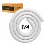 Kit 10 Tubo Isolante Esponjoso Branco 1 4 Tubulação De Cobre