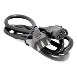 Kit 10 Un Cabo De Força Tripolar 3 Pinos Para Fonte Pc Tv