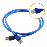 Kit 10 Un Cabo De Rede 2m Cat5e Furukawa Rj45 Azul S Veloz