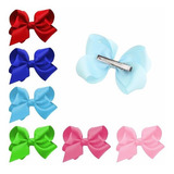 Kit 10 Un Laços Grandes 5un Tiaras Com Laço
