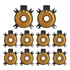 Kit 10 Un Reparo Tweeter Compatível Selenium St-304 100w