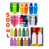 Kit 10 Uni Garrafa Squeeze 500 Ml Lisas Para Personalização 