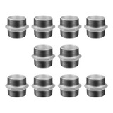 Kit 10 Uni Niple Duplo 1 2 Bsp Galvanizado