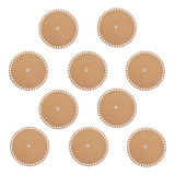 Kit 10 Unidades Base placa Para Crochê   Redonda 20cm Mdf