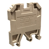 Kit 10 Unidades Conector Borne Sak 4mm Bege Triar