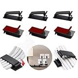 Kit 10 Unidades De Passa Fio Organizador Clipe Cabos Splin Ethernet Abraçadeira Com Trava Mesa Escritório Com Adesivo Fixador Grampos De Arame Para Computador E TV